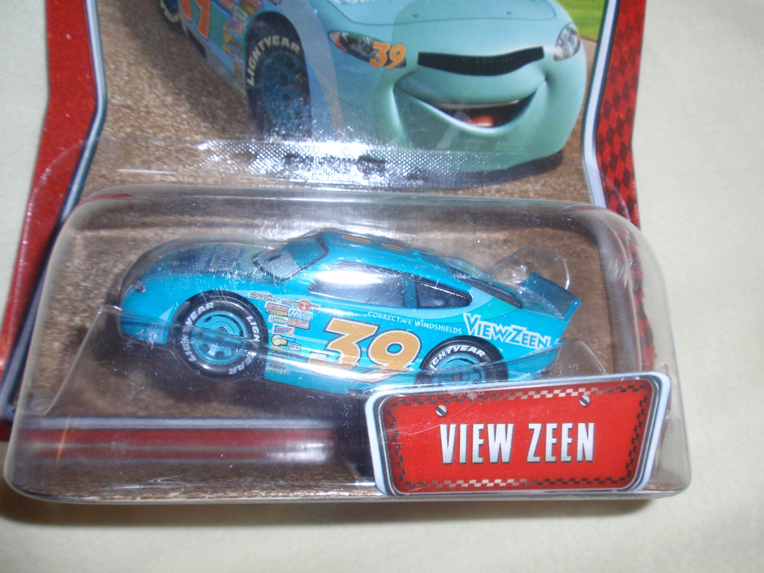 Disney Pixar CARS Movie 1:55 Die Cast Car Exclusive #39 View Zeen - Collectible Toy for Kids & Adults, Perfect for Display, Gifts, and Movie Fans Collection