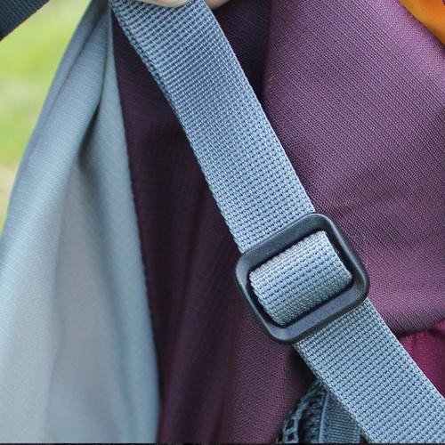 1 Inch Triglide Buckle - Charcoal Slate Color for Outdoor Gear, Backpacks, and DIY Crafting Projects