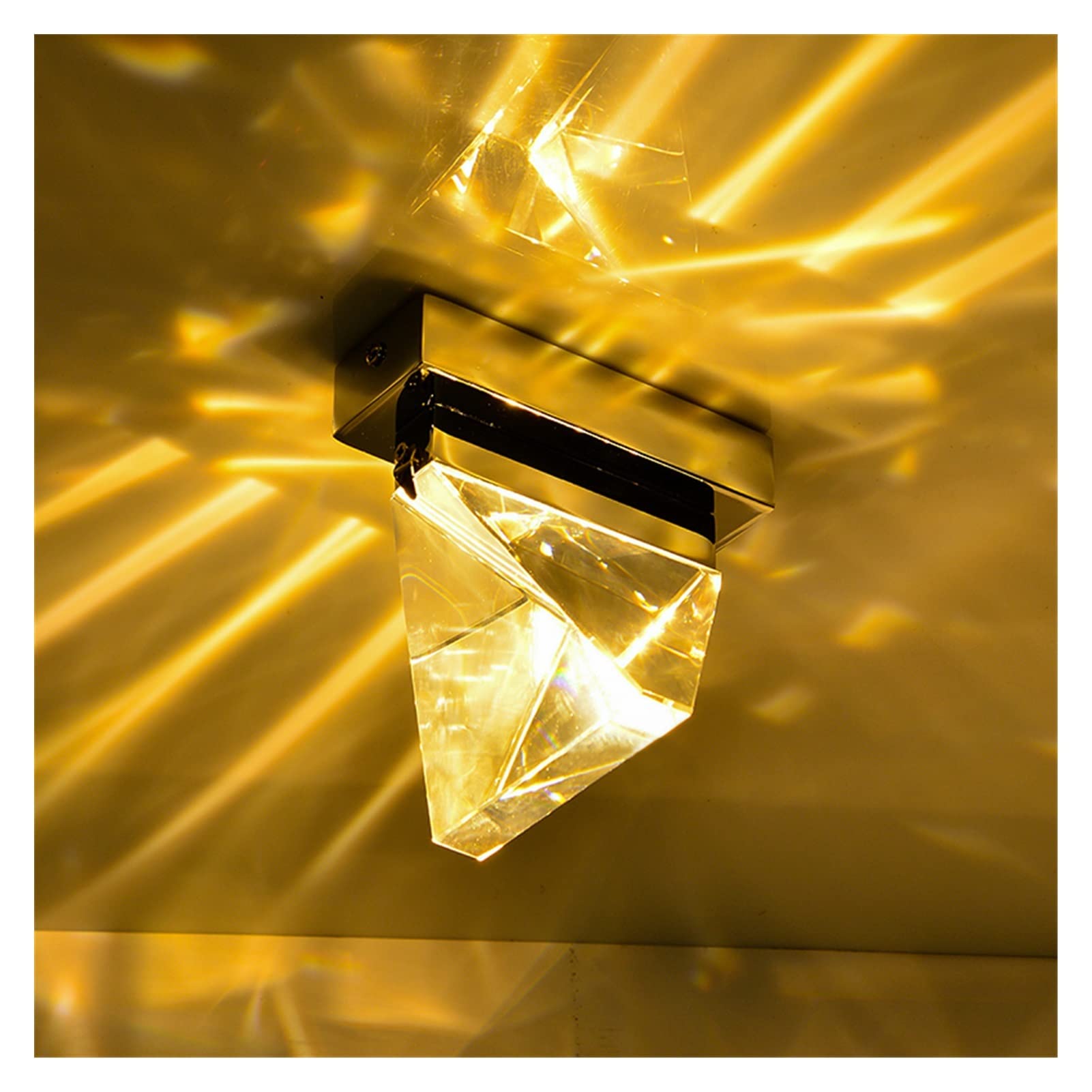 Nordic Crystal LED Chandelier - Modern Ceiling & Wall Lamp for Living Room, Bedroom, Corridor, Balcony | Elegant Ivory Hanging Light for Home Decor & Wedding Venues