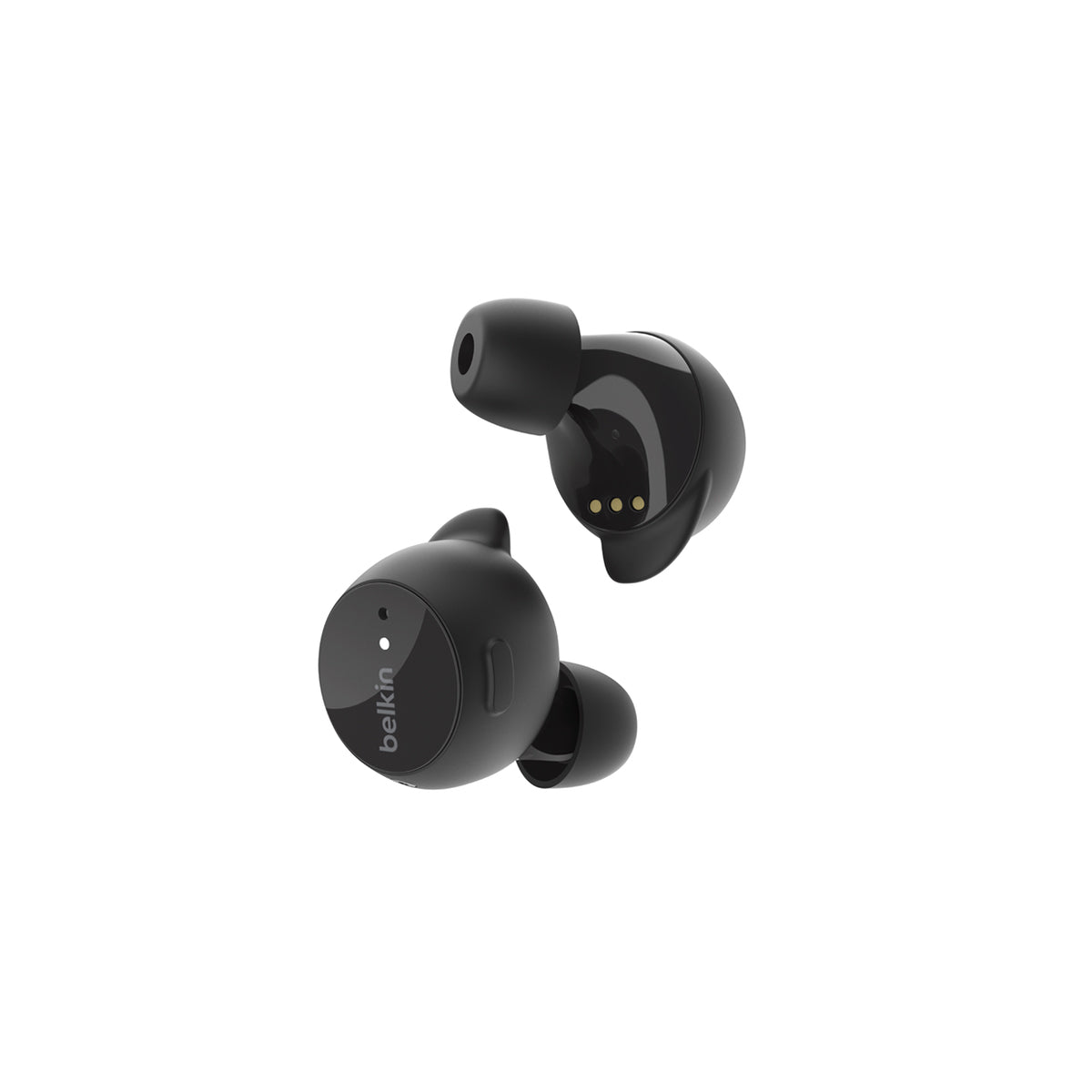 Belkin SoundForm Immerse Noise Cancelling True Wireless Earbuds - Bluetooth 5.0, 30H Playtime, IPX5 Waterproof, HD Audio for iPhone & Android (Black) | Perfect for Workouts, Commuting & Travel