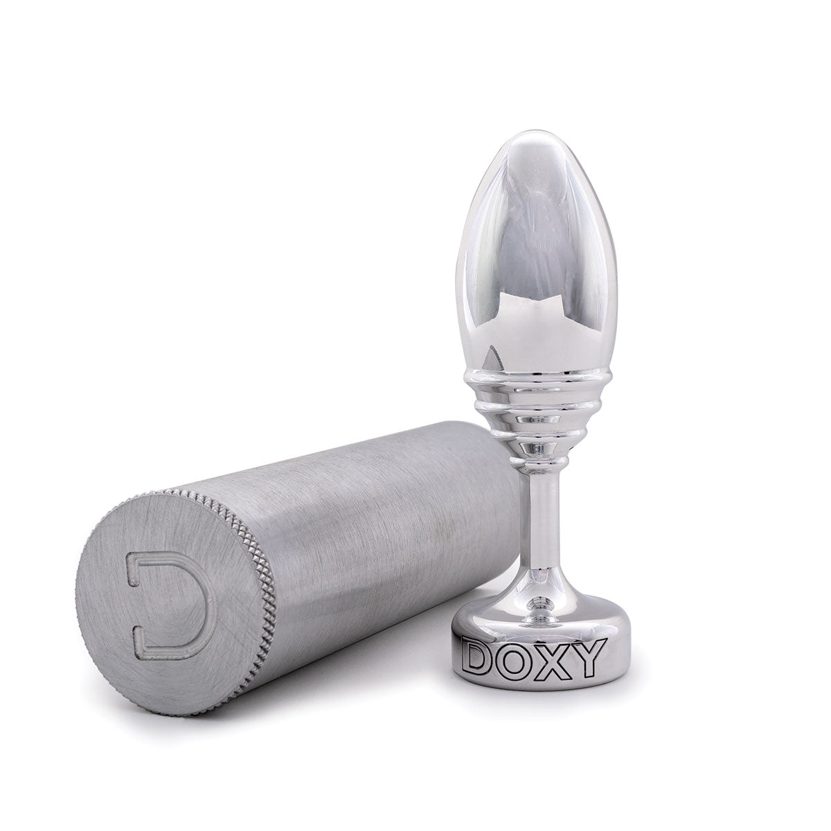 Doxy Ribbed Plug - Premium Silicone Anal Plug for Women & Men - Comfortable & Discreet for Beginners & Advanced Users - Perfect for Solo Play & Couples Intimacy