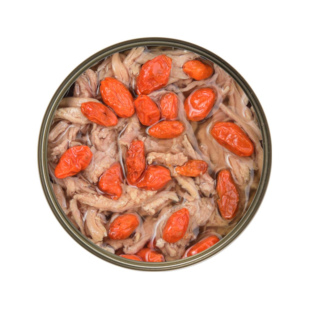 Premium Simmered Duck with Goji Berries Cat Food - Grain-Free Wet Food for Adult Cats - High Protein Natural Recipe - Perfect for Picky Eaters & Sensitive Stomachs - Ideal for Mealtime, Snacks, or Mixing with Dry Food