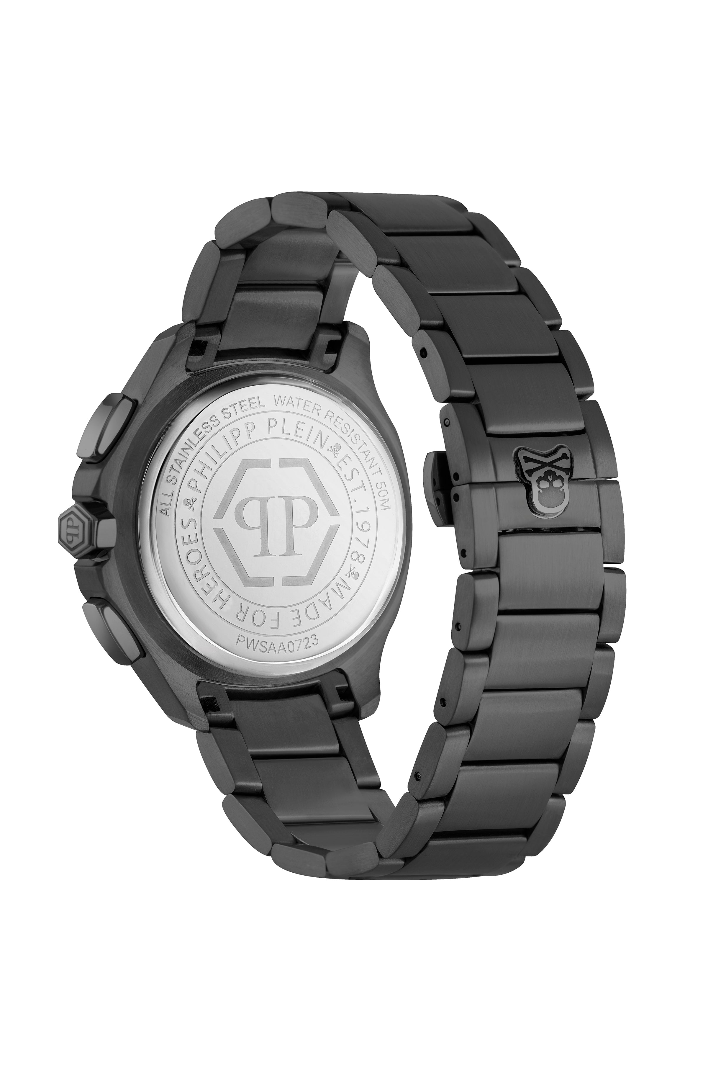 Spectre Chrono Crystal Watch - Luxury Men's & Women's Waterproof Stainless Steel Smartwatch for Fitness Tracking & Business - Perfect for Office, Gym & Outdoor Activities