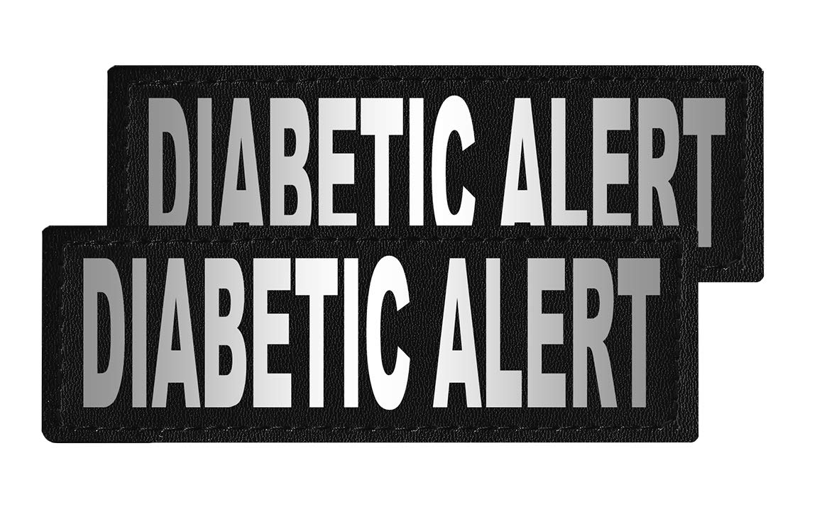 Diabetic Alert Dog Patches for Large & X-Large Dogs - Removable Medical Monitoring Stickers for Diabetic Pets - Perfect for Home Care & Daily Glucose Monitoring
