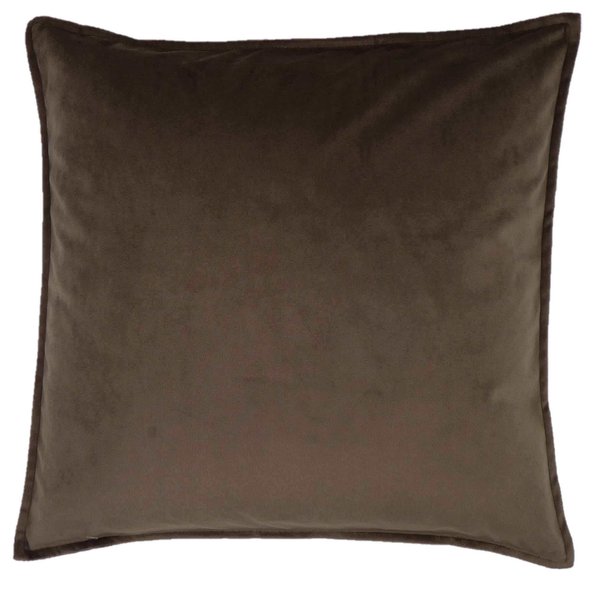 Sandhurst Cushion Cover - Soft Nutmeg Brown Pillow Case for Sofa, Bed & Home Decor - Washable Cotton Linen Blend with Hidden Zipper