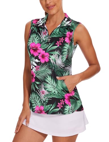 Green Leaf Red Floral