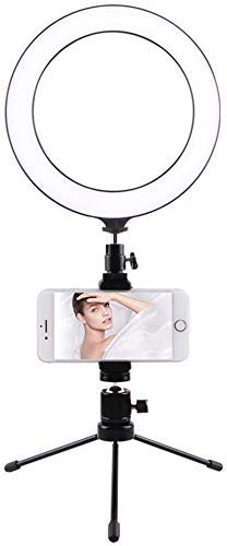 20cm LED Ring Light with Stand & Phone Holder for Live Streaming