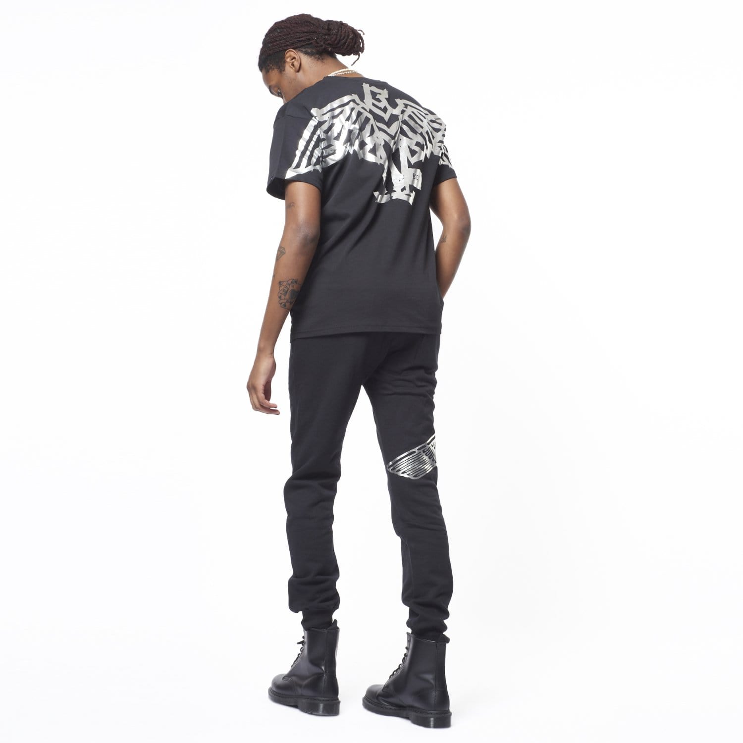 BOY TAPE EAGLE BACKPRINT T SHIRT - Graphic Printed Cotton Tee for Kids | Trendy Streetwear & Casual Outfit for Boys