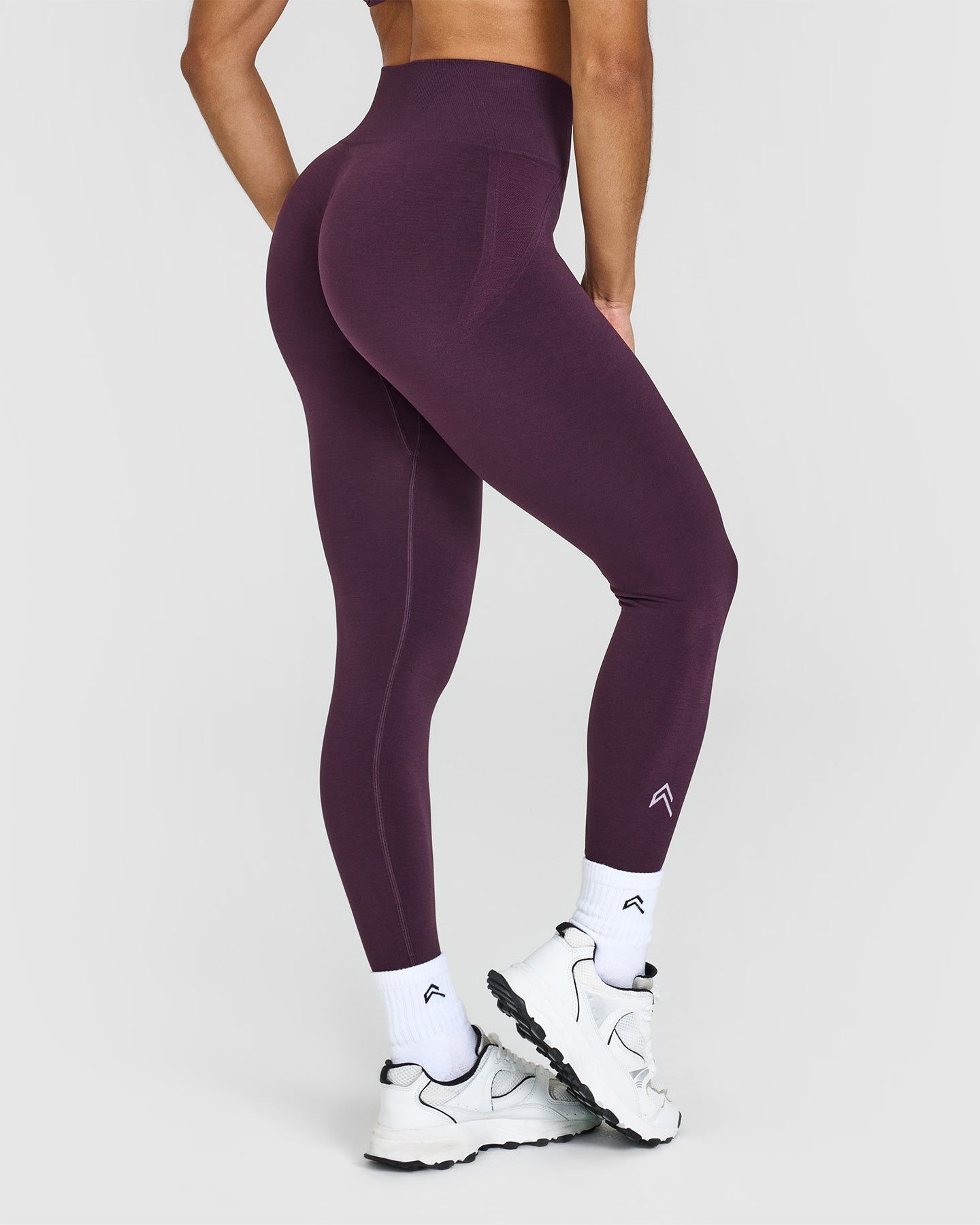 High Waist Seamless Leggings for Women - Soft Stretchy Workout Yoga Pants in Blackberry Purple | Perfect for Gym, Running, Lounge & Everyday Wear