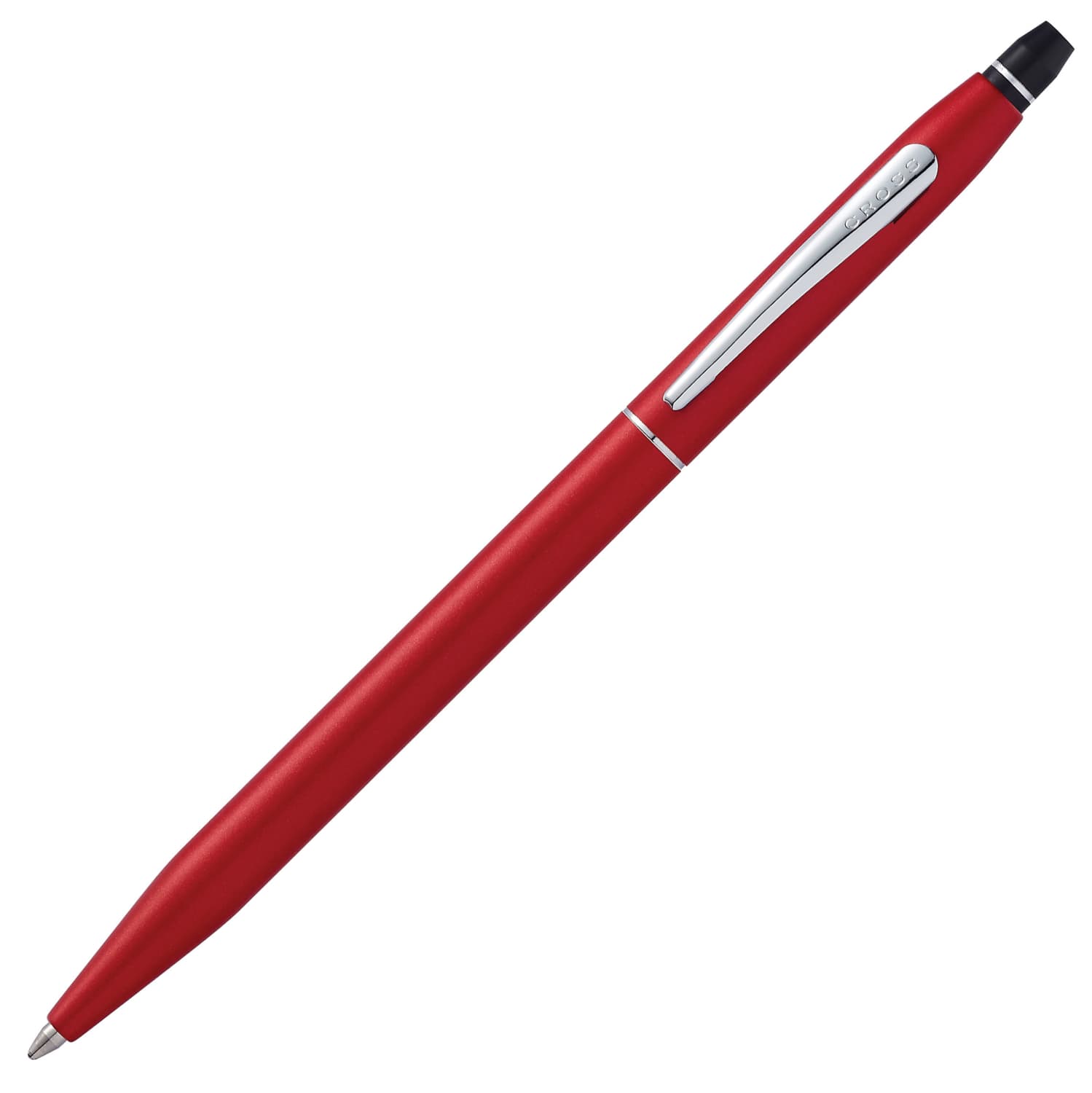 Premium Cross Click Ballpoint Pen - Crimson Lacquer Finish - Smooth Writing for Office, School & Gifting | Elegant Everyday Carry Pen for Professionals & Students