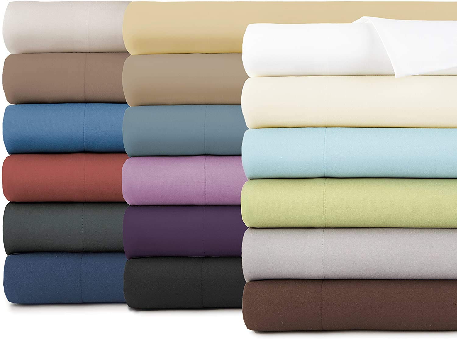 5-Piece Split Queen Sheet Set for Adjustable Beds - 100% Pure Cotton 800 Thread Count Ultra Soft Bedding with 15