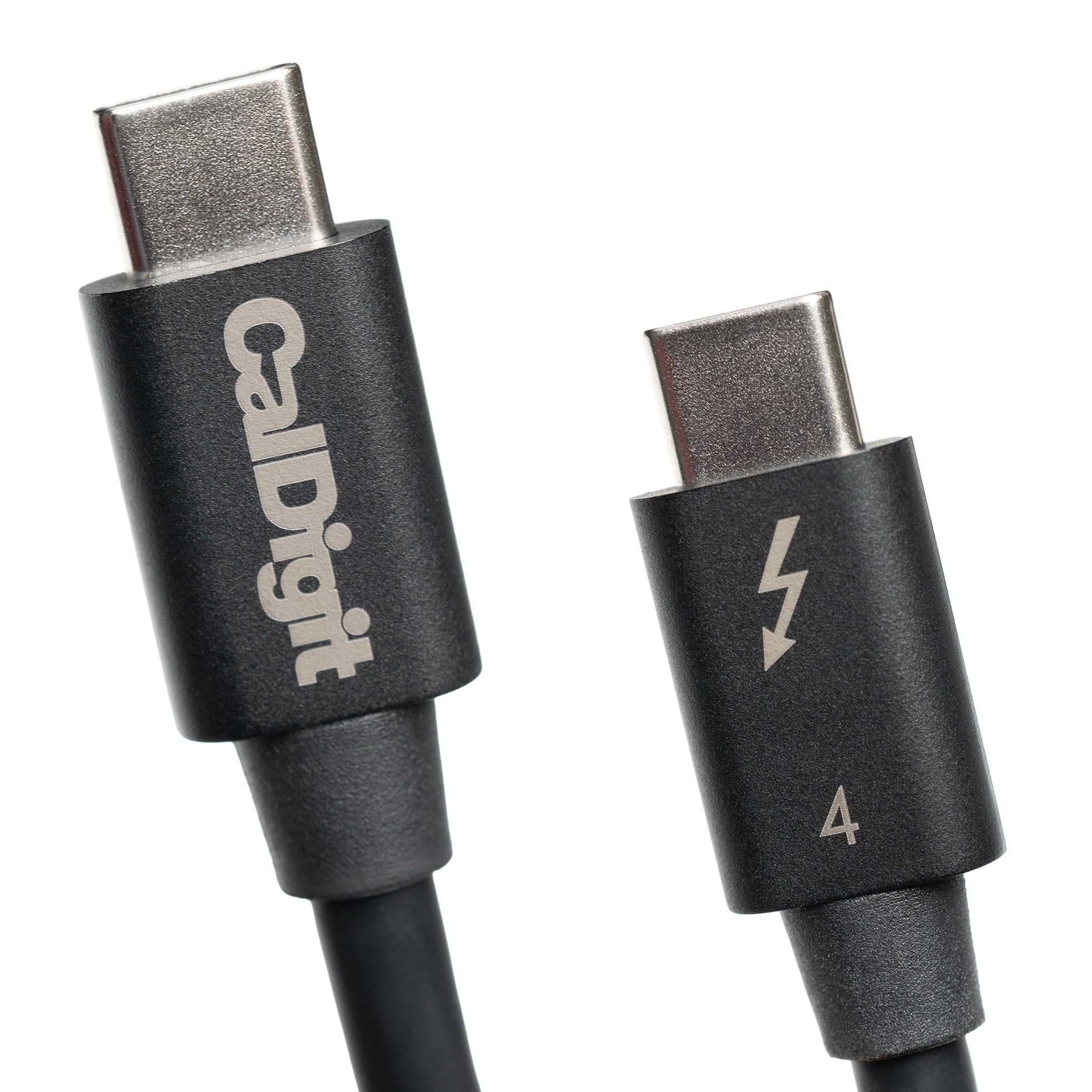 CalDigit Thunderbolt 4 Cable 2m (6.56ft) - 40Gbps High-Speed Data Transfer & 100W Power Delivery, Active Thunderbolt 4/USB4 Cable Compatible with MacBook Pro, iMac, iPhone 15, Thunderbolt 3 & USB-C Devices - Perfect for 4K Video Editing, Fast Charging & High-Performance Data Transfer