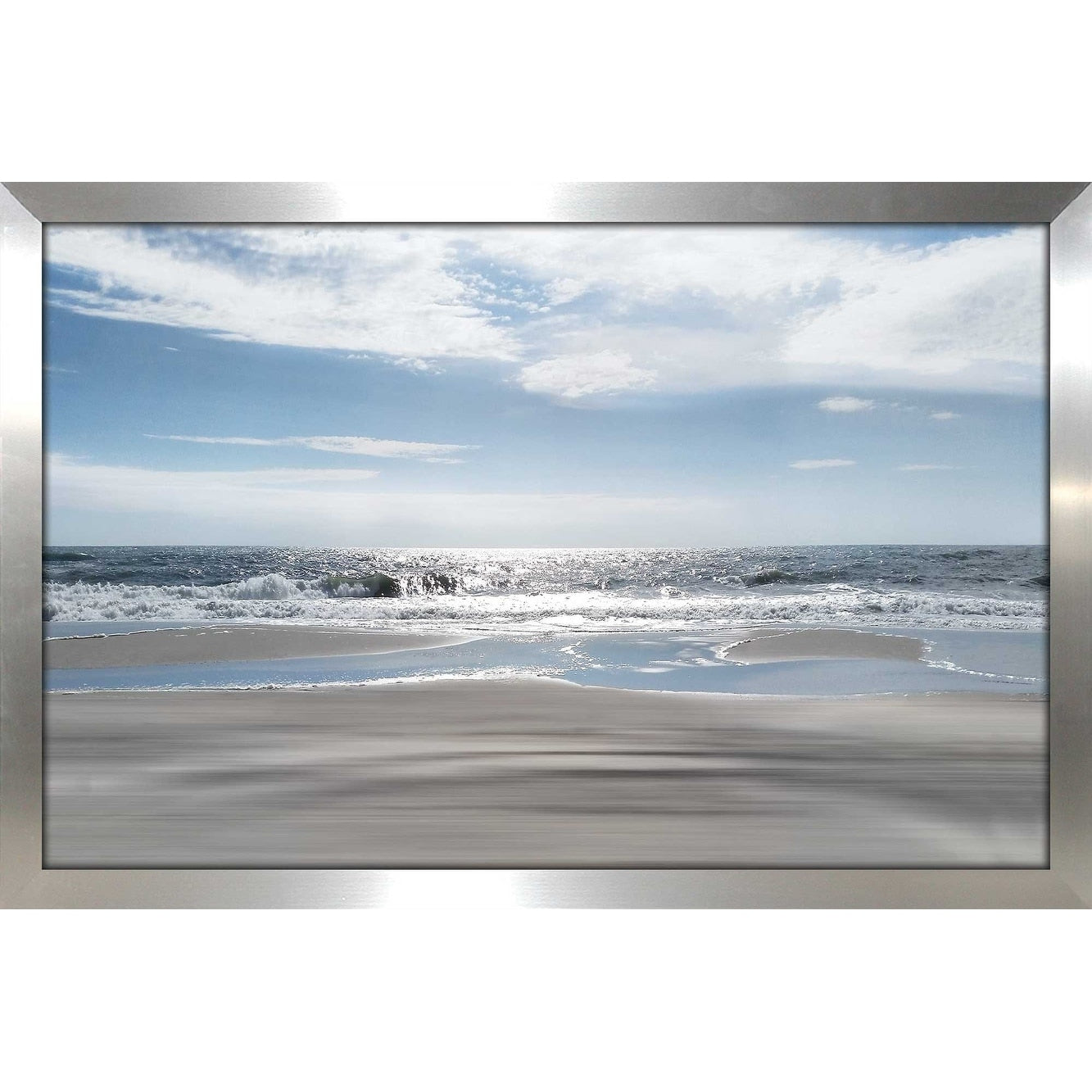 Beach Bliss by Ruane Manning - Premium Acrylic Wall Art Print - Coastal Decor for Living Room, Bedroom & Office