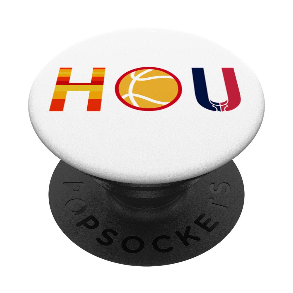 Houston Sports Team Baseball Basketball Football PopSockets PopGrip - Interchangeable Phone & Tablet Stand with Swappable Grip for iPhone, Samsung, iPad - Perfect for Game Days, Travel & Daily Use