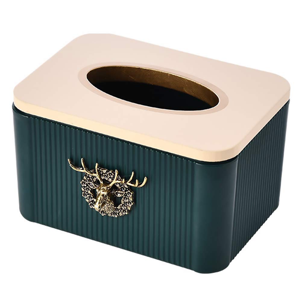 DOITOOL Decorative Tissue Box Cover - Stylish Home & Office Tissue Storage Container for Desktop, Living Room, Bedroom | Modern Tissue Holder for Napkins, Kleenex & Paper Towels - Perfect for Home Decor, Gift Giving & Daily Use