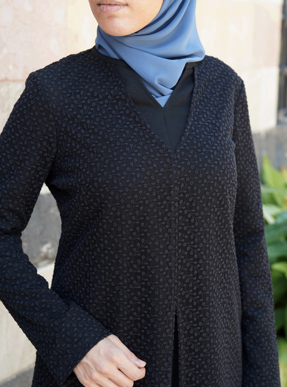 Embroidered Overlay Tunic Top for Women - Floral Lace Boho Blouse - Perfect for Casual Wear, Date Night & Summer Outfits