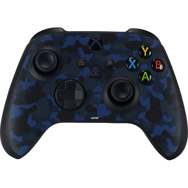 Blue Street Camo Xbox Series X Controller Skin | Protective Decal Sticker for Gaming Accessories | Perfect for Gamers & Collectors | Durable Vinyl Wrap for Enhanced Grip & Custom Style