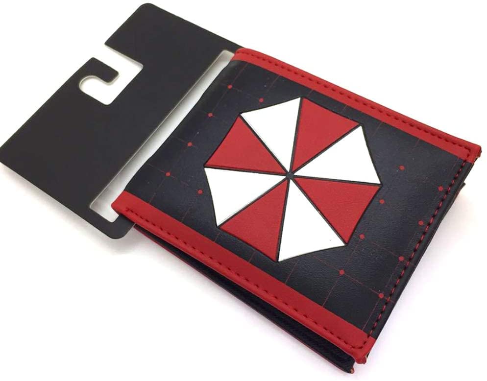 Resident Evil Anime Wallet - Stylish Umbrella Logo Card Holder for Men & Women | Perfect for Cosplay, Conventions & Everyday Use