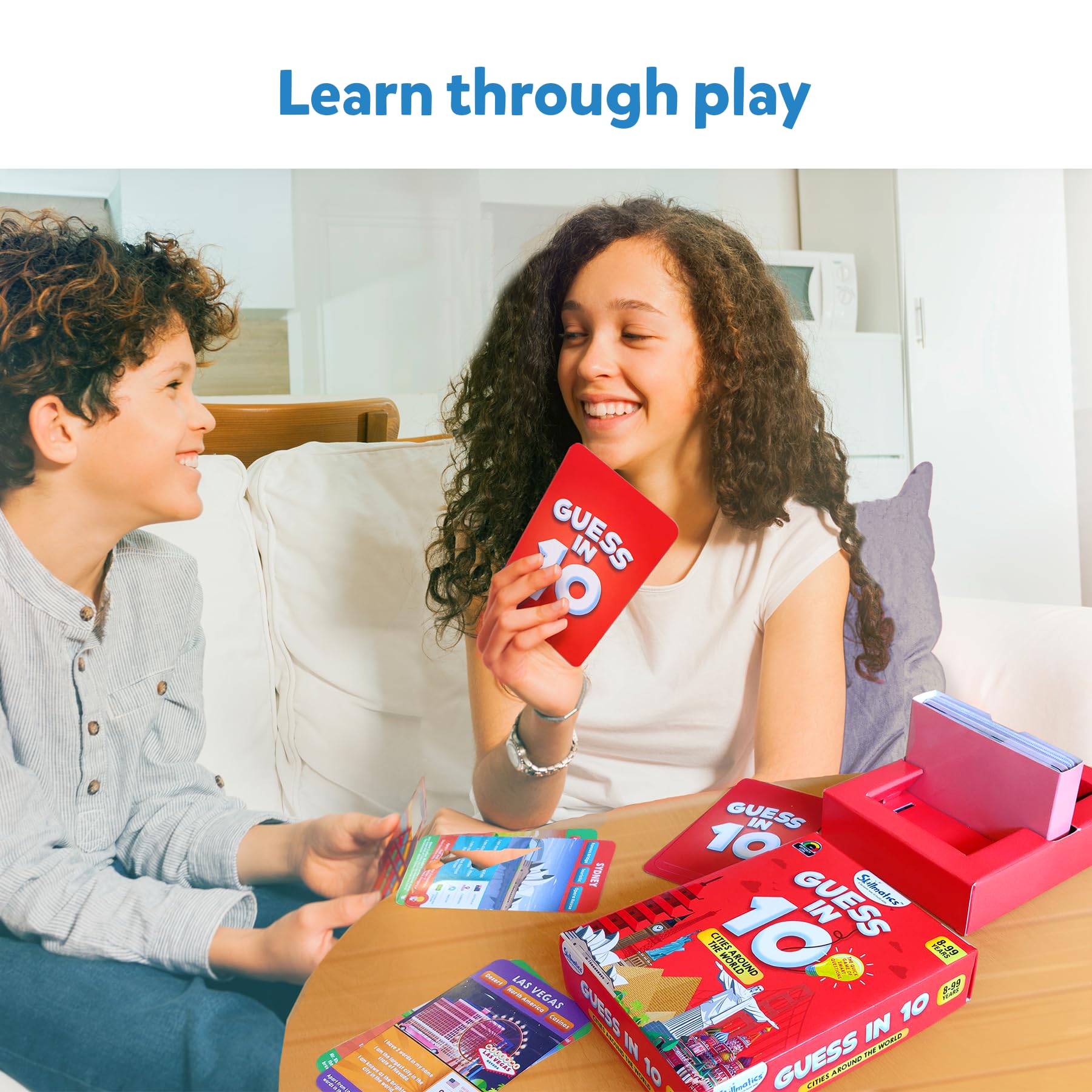 Skillmatics Guess in 10 Cities Around the World - Fun Educational Travel Card Game for Kids Ages 8+ | Geography & History Learning Toy | Perfect Gift for Boys & Girls Who Love Board Games | Great for Family Game Nights & Classroom Activities