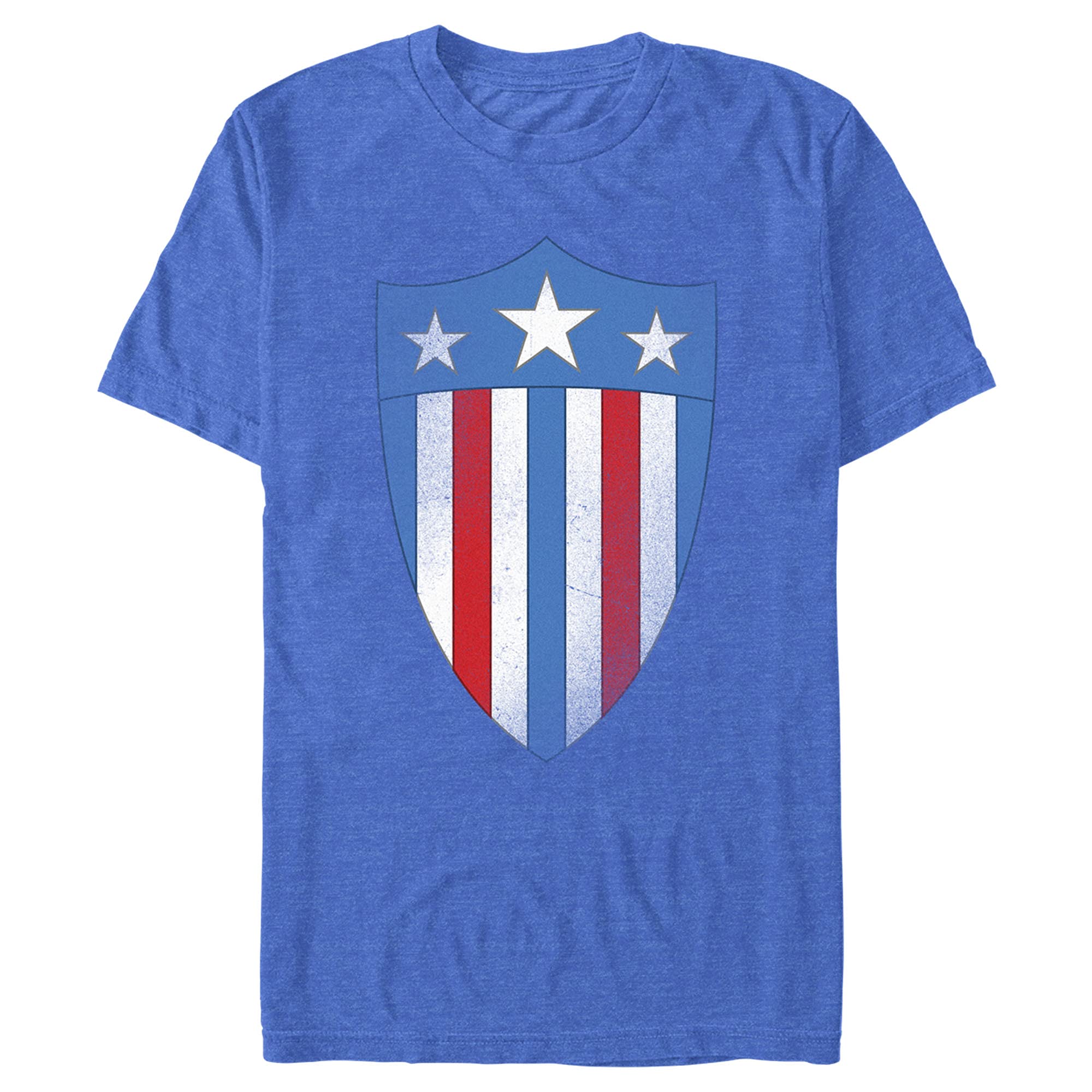 Marvel Avengers Captain America USO Shield Graphic T-Shirt for Men | Superhero Comic Tee | Casual Wear & Cosplay