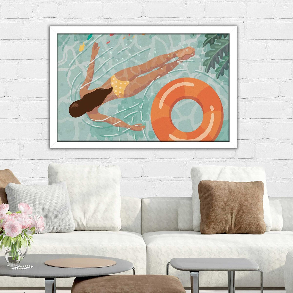 Beach Babes IV Horizontal Acrylic Print - Vibrant Wall Art for Beach House, Bedroom & Office Decor