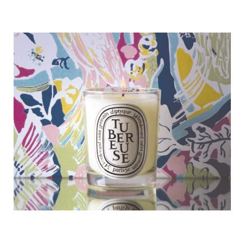 Diptyque Scented Candles Gift Set - Baies & Tubereuse (6.7 Oz Each) | Fruity Berry & Floral Tuberose Fragrance | Luxury Home Decor, Romantic Dinner, Spa Relaxation, Wedding Gift
