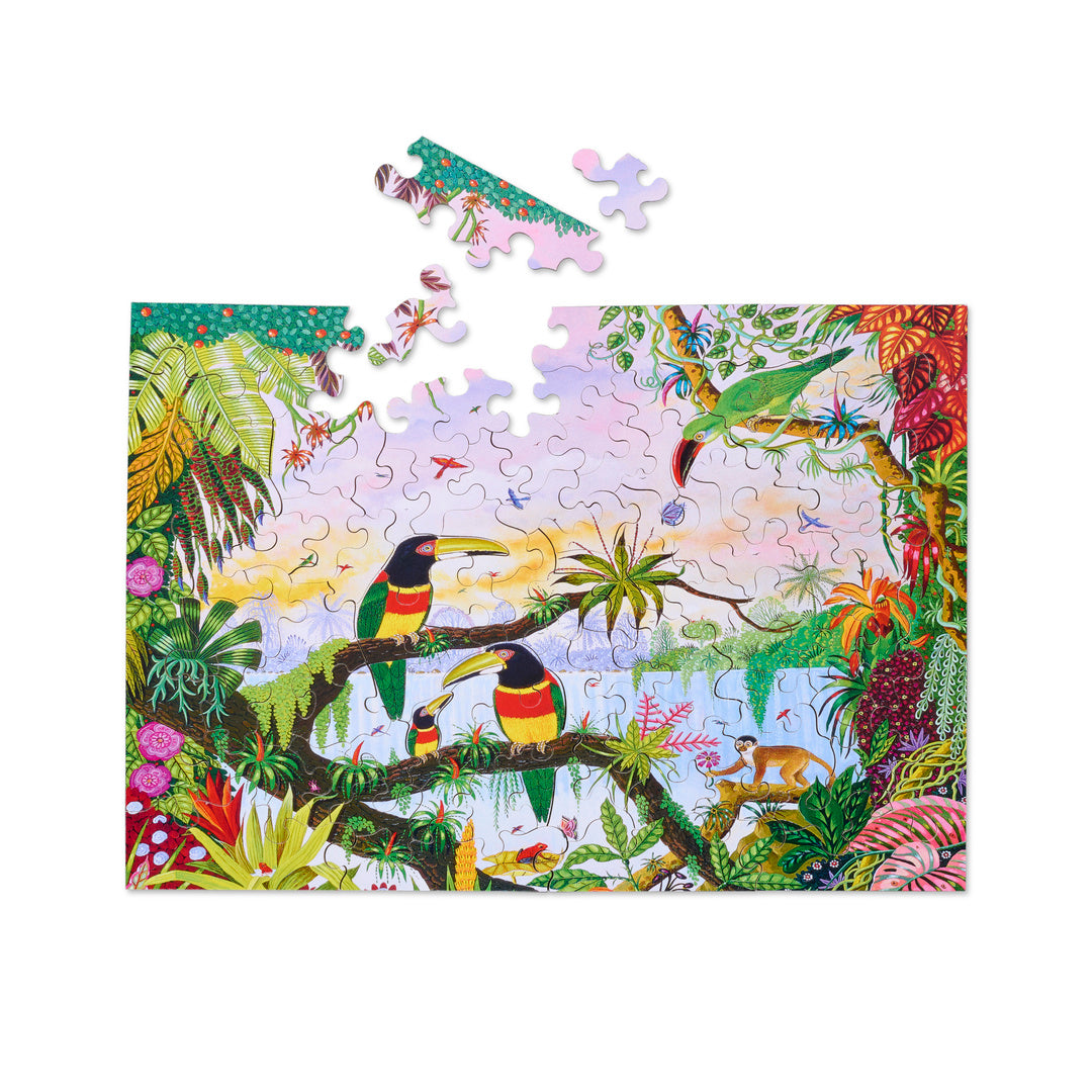 The Jungle Jigsaw Puzzle - 1000 Piece Animal Wildlife Puzzle for Adults & Teens - Perfect for Family Game Night & Stress Relief