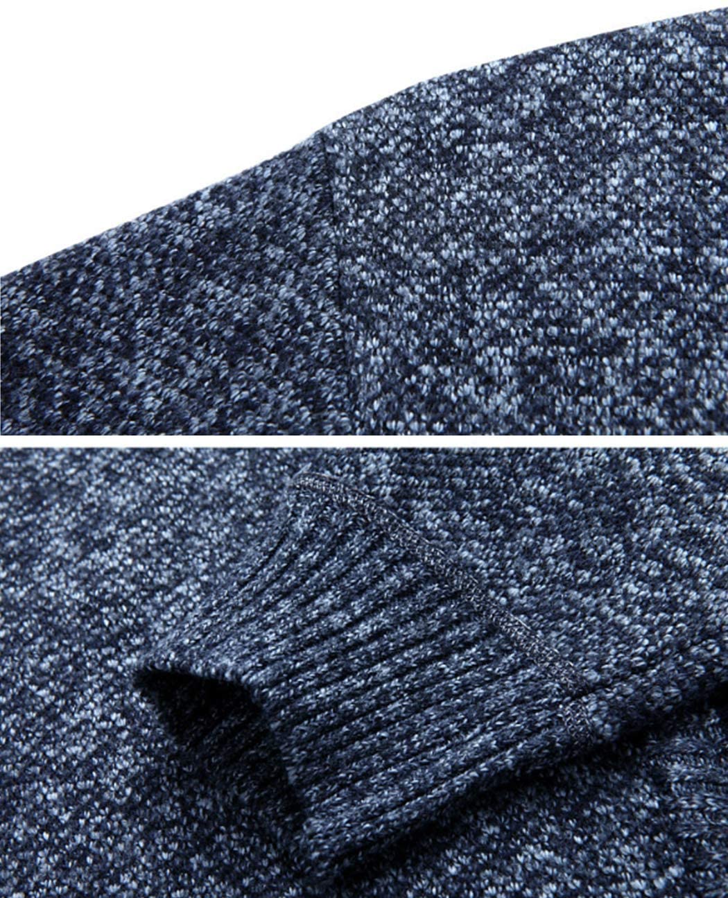 Vcansion Men's Classic Cardigan Sweater - Stand Collar Slim Fit Casual Knit Pullover for Fall & Winter | Office Wear, Date Night, Weekend Outfits