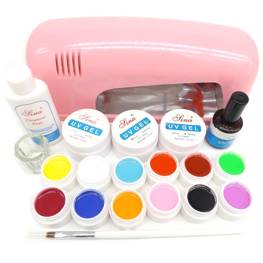 Professional 9W UV LED Nail Dryer Lamp - Pink Gel Polish Curing Light for Nail Art, Manicure & Pedicure | Fast Drying, Salon & Home Use
