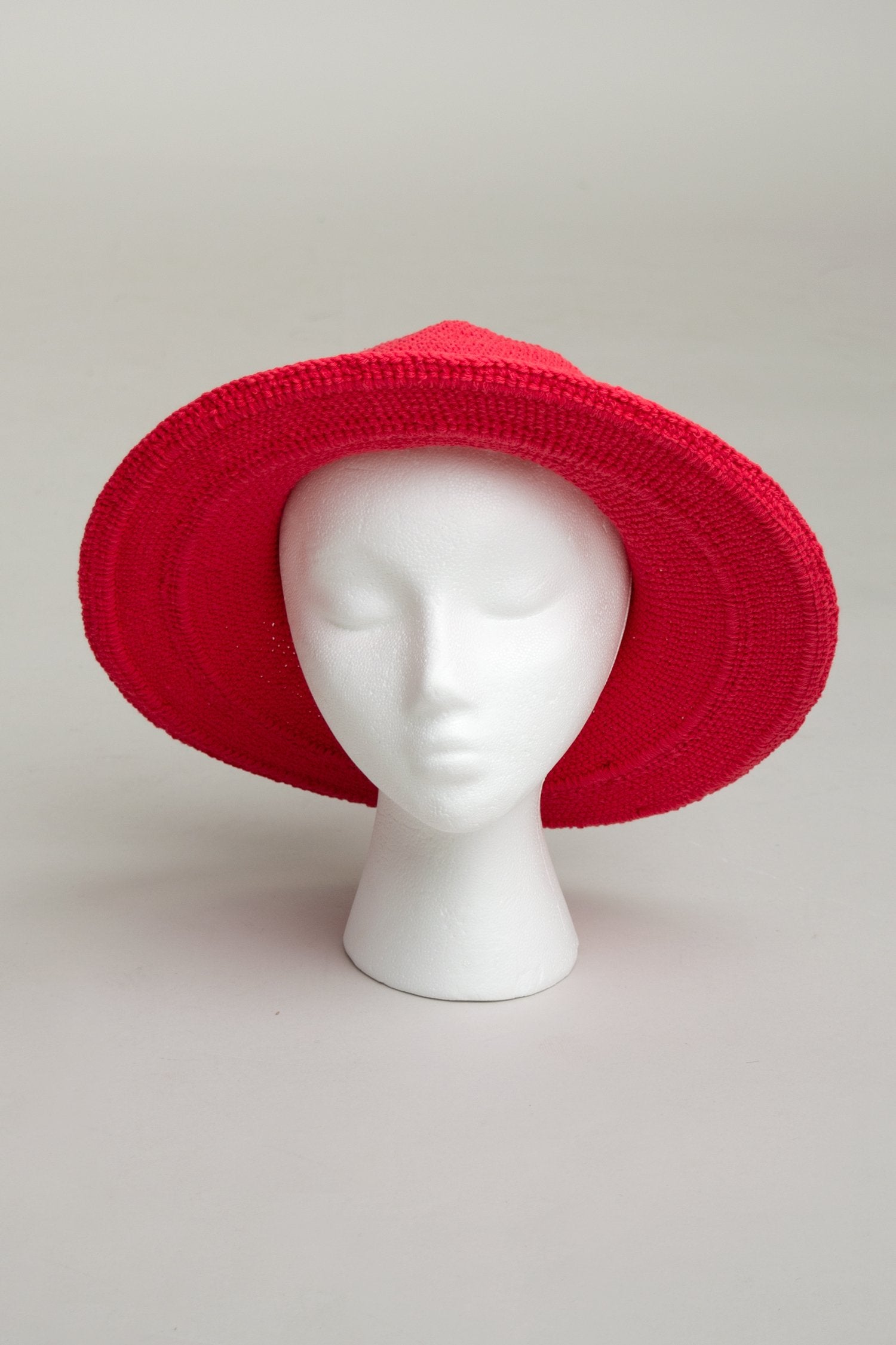 Organic Cotton Red Hat for Men & Women - Breathable, Comfortable & Stylish - Perfect for Outdoor Activities, Hiking & Casual Wear