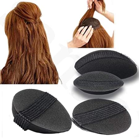 KI Hair Puff Set of 2 - Oval Shape Hair Volumizer & Styling Tool for Women & Girls - Create Bouncy Puffs & Volume - Perfect for Parties, Weddings & Everyday Hairstyles