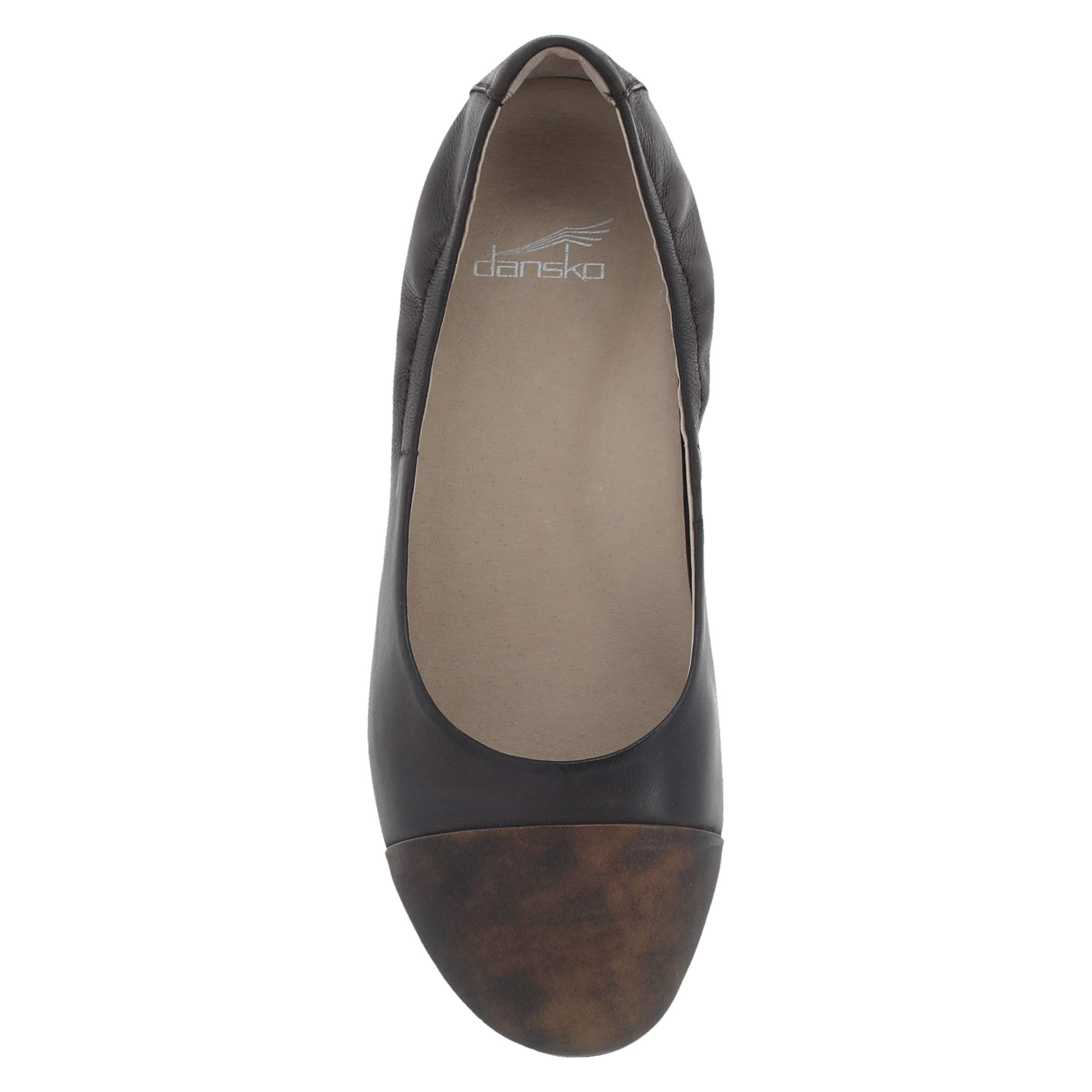 Dansko Women's Lisanne Comfortable Slip-On Flats - Perfect for Work, Travel & Everyday Wear