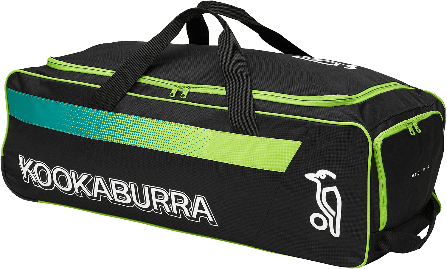 Kookaburra Pro 4.0 Wheelie Cricket Bag - Premium Rolling Cricket Equipment Bag for Players | Perfect for Travel, Practice & Matches