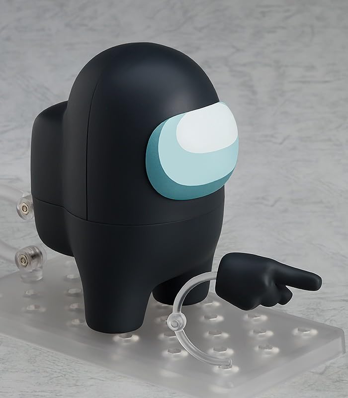 Good Smile Company Among Us Crewmate (Black) Nendoroid Action Figure - Perfect for Collectors, Gaming Enthusiasts & Desk Decor