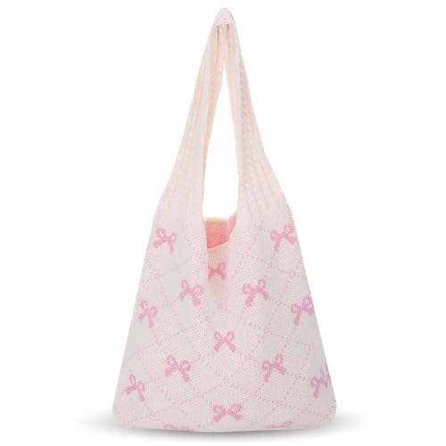 Beige With Pink Bow