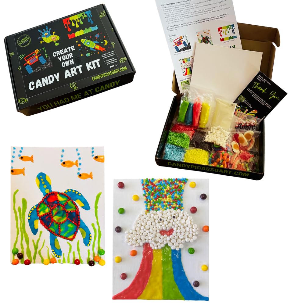 DIY Candy Art Kit - Create Your Own Sweet Masterpieces for Kids & Adults | Fun Birthday Party Activity & Creative Gift Idea