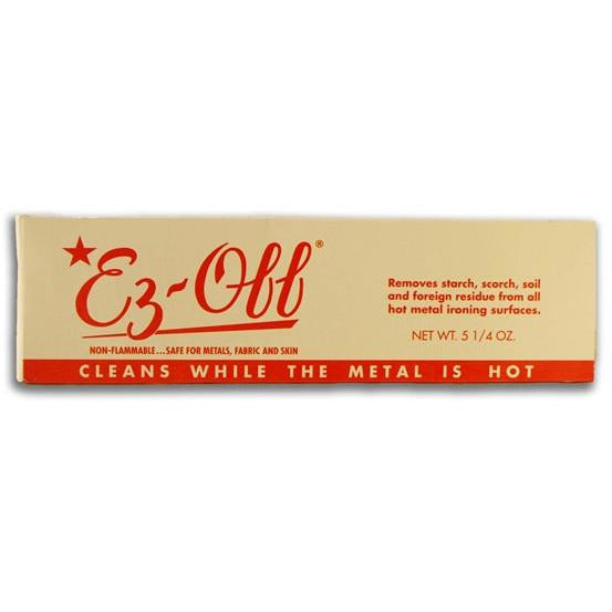 EZ Off Iron Cleaner - 5.25 oz | Fast & Effective Iron Cleaning Solution | Removes Stubborn Stains & Residue | Safe for Most Iron Types | Perfect for Home & Travel Use