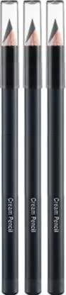 Elecsera 3-Pack Black Brow Pencil for Natural Look