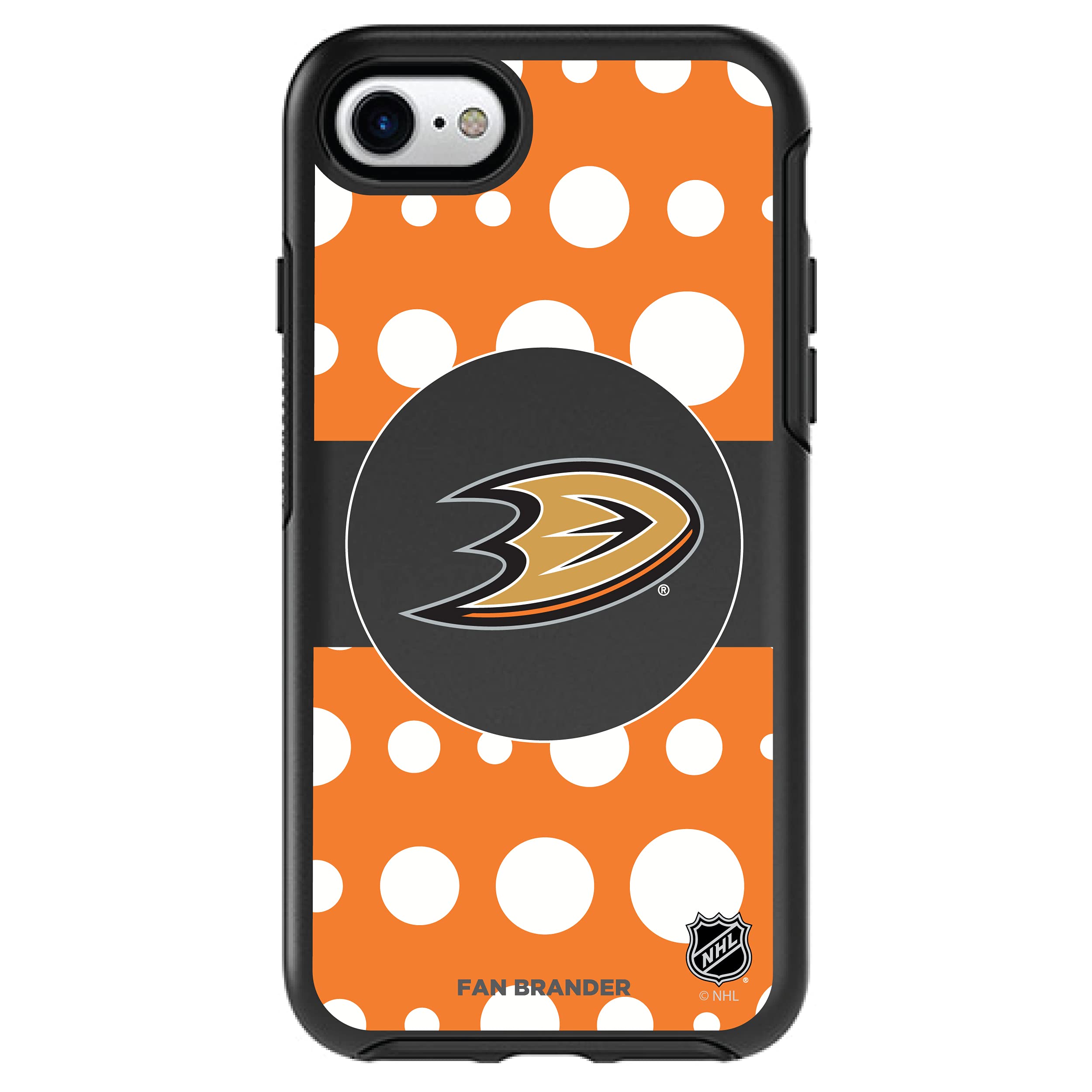 NHL Otterbox Symmetry Series Phone Case with Polka Dots Design - Durable Protective Cover for iPhone & Samsung - Perfect for Hockey Fans & Everyday Use