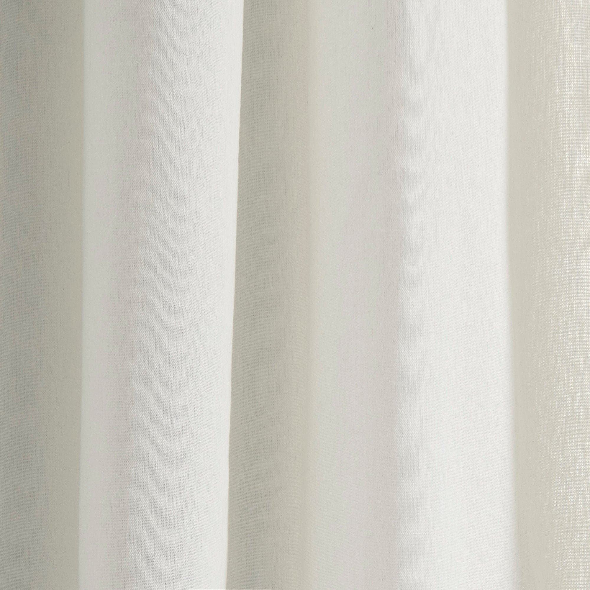 Luxury Modern Floral Linen-Like Embroidery Border Window Curtain Panel - Elegant Home Decor for Living Room, Bedroom & Dining Room