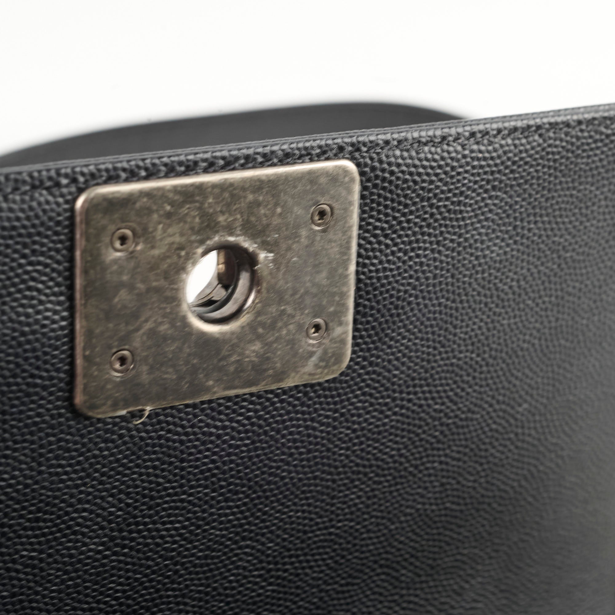 Chanel Caviar Small Boy Black Leather Handbag - Luxury Designer Crossbody Bag for Women | Perfect for Evening Events, Parties & Everyday Use