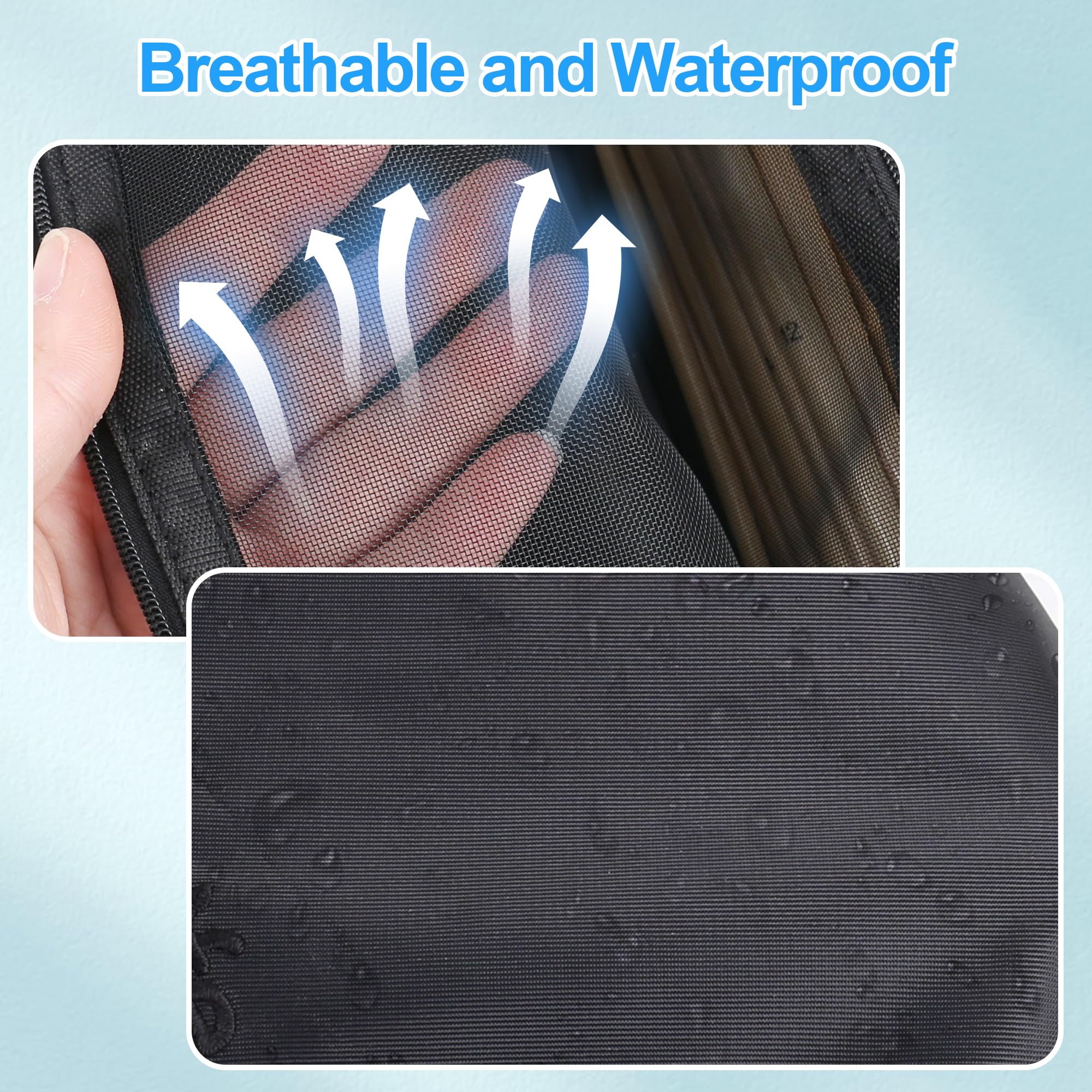 eWonLife 4-in-1 Waterproof Makeup Travel Bag for Women - Large Cosmetic Organizer for Travel & Daily Use