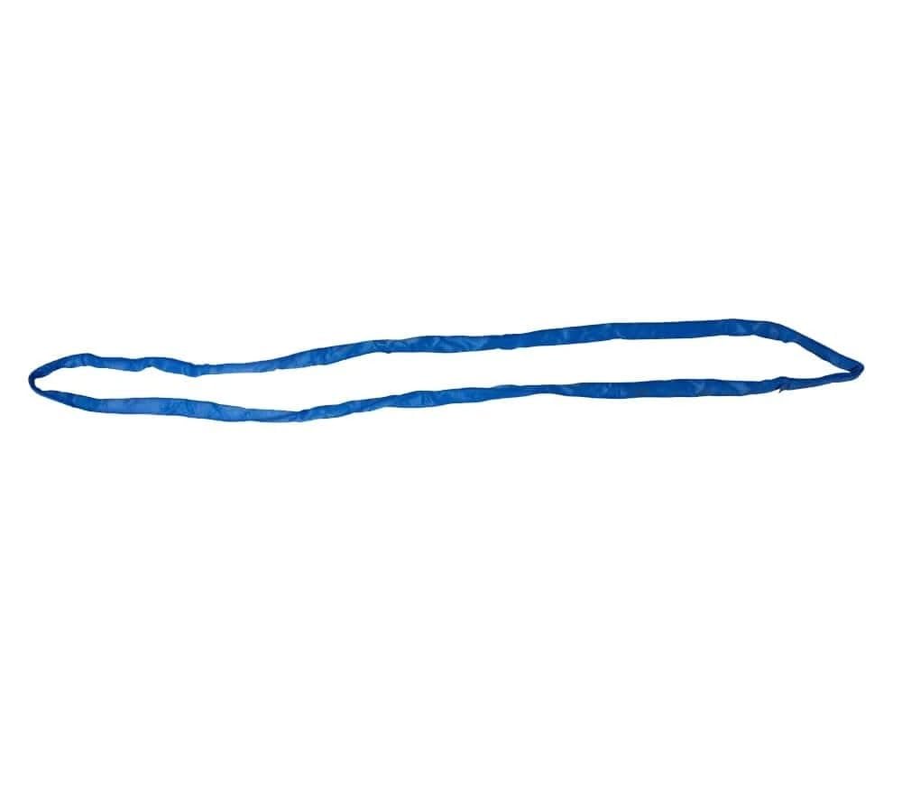Mytee Products 2 Pack 8 ft Blue Polyester Endless Round Sling - 21,200 lbs Vertical Capacity, 17,000 lbs Choker, 42,400 lbs Basket - Heavy Duty Lifting Sling for Wrecker Recovery, Towing & Construction - Ideal for Automotive, Industrial & Marine Applications