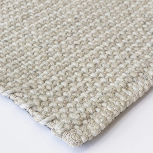 Baya Kansas Floor Rug - Oat/Natural - 200cm x 300cm (6.6ft x 9.8ft) - Soft Bohemian Area Rug for Living Room, Bedroom, or Office Decor