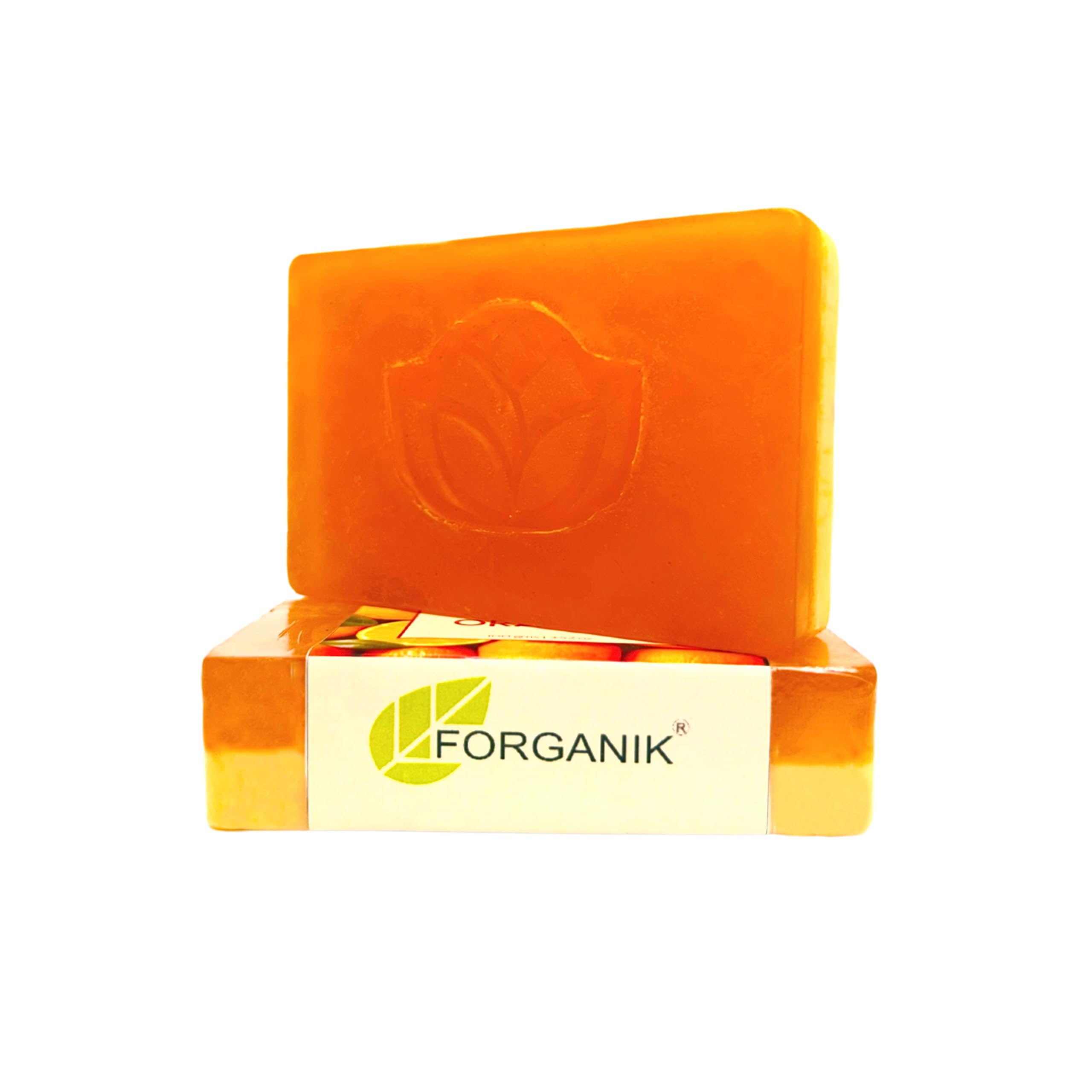 FORGANIK Handmade Soap by The Body Affaire - 100g Natural Orange Scented Soap for Sensitive Skin | Moisturizing & Exfoliating | Perfect for Daily Use, Gifts & Spa Days