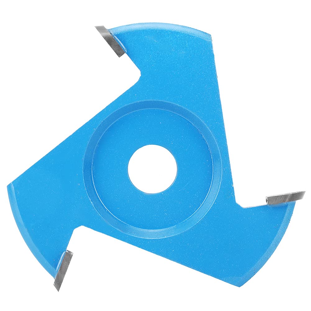 Carbide Tungsten Steel Wood Turbo Carving Disc - 3 Teeth Angle Grinder Blade for Woodworking, Tea Tray, Root Carving | Durable Milling Cutter for DIY Projects & Professional Wood Carving