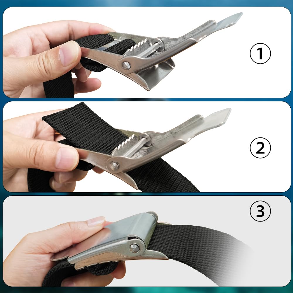 Scuba Weight Belt for Diving - 67 Inch Nylon Dive Weight Belt with Stainless Steel Quick Release Buckle | Perfect for Freediving, Scuba Diving & Underwater Photography | Durable & Comfortable for Professional & Recreational Divers