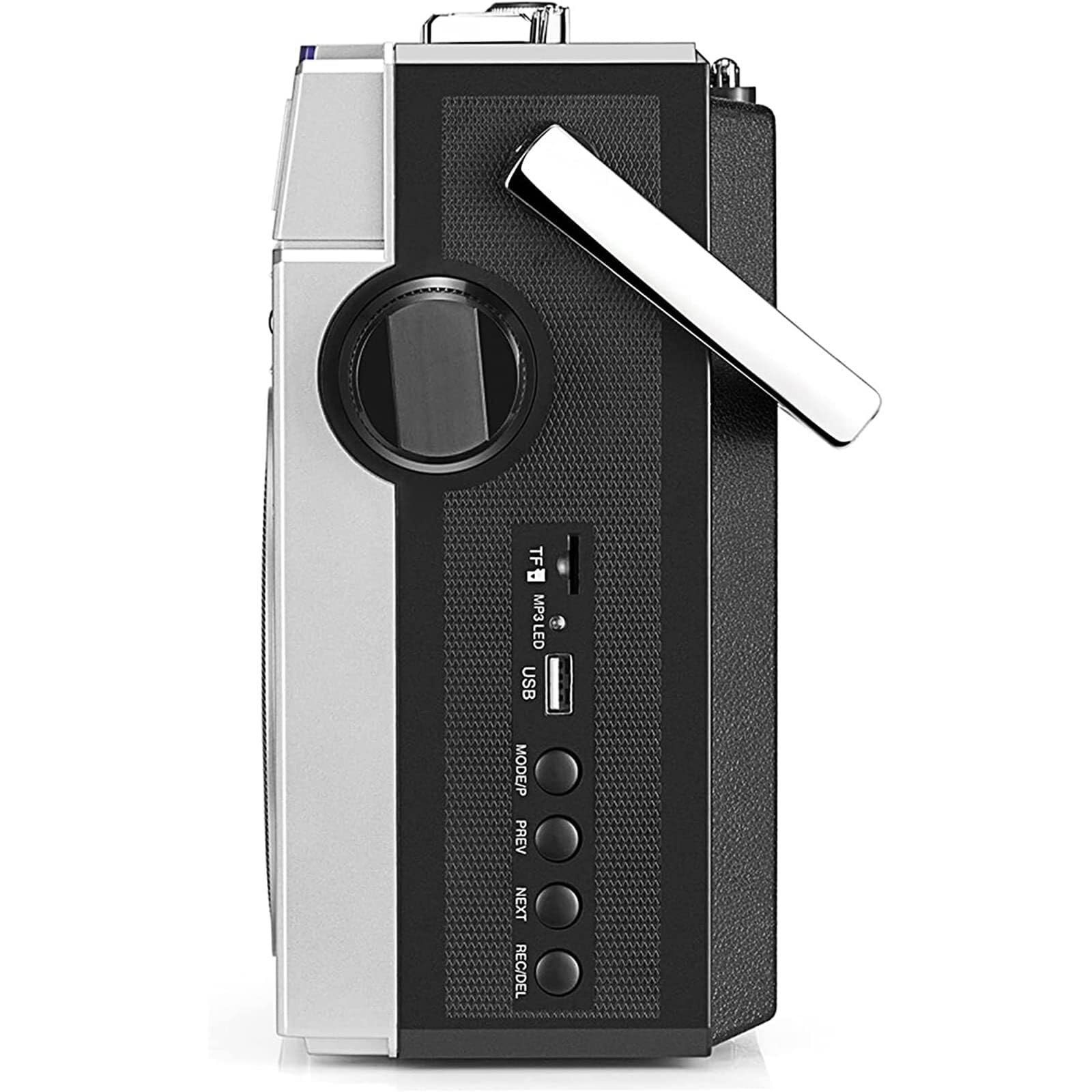 TAKUNE Portable AM/FM Radio with Cassette Player - Bluetooth Boombox with Built-in Stereo Speakers, Compatible with Smartphones & Tablets - Perfect for Home, Office, and Outdoor Use