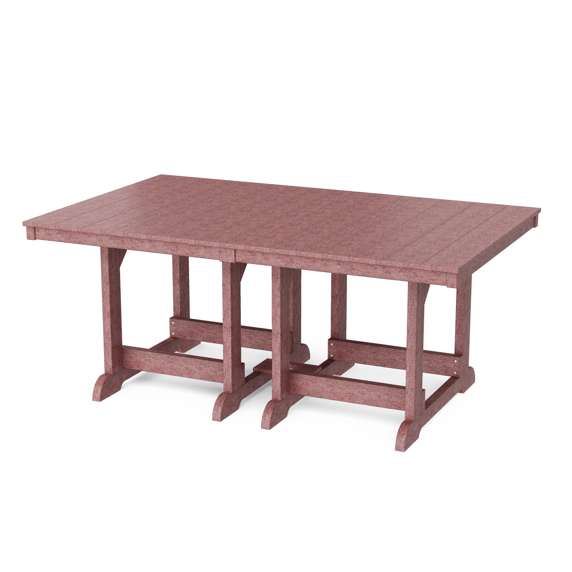 Heritage 44x72 Inch Solid Wood Dining Table - Rustic Farmhouse Style for Kitchen, Dining Room & Outdoor Entertaining