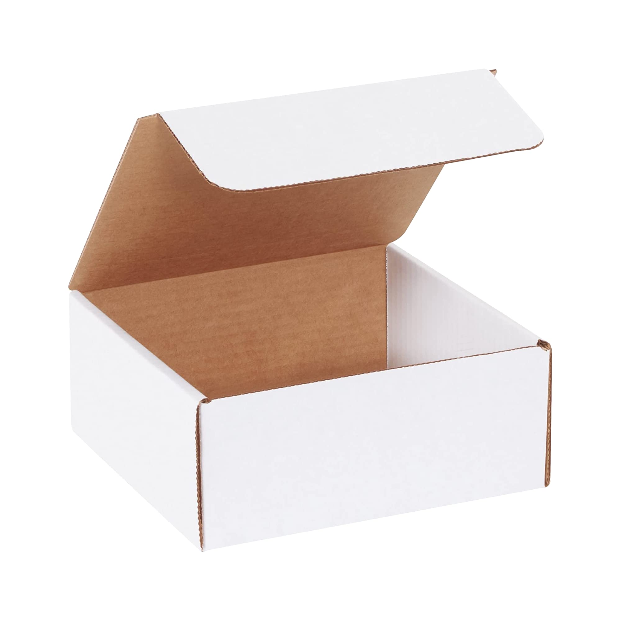 BOX USA Small Shipping Boxes 9x6.5x2.75 Inches - 300 Pack White Corrugated Cardboard Boxes for Mailing, Storage, Packaging, Gifts & Crafts | Durable Crush-Proof Cartons for Ecommerce, Home & Office Use